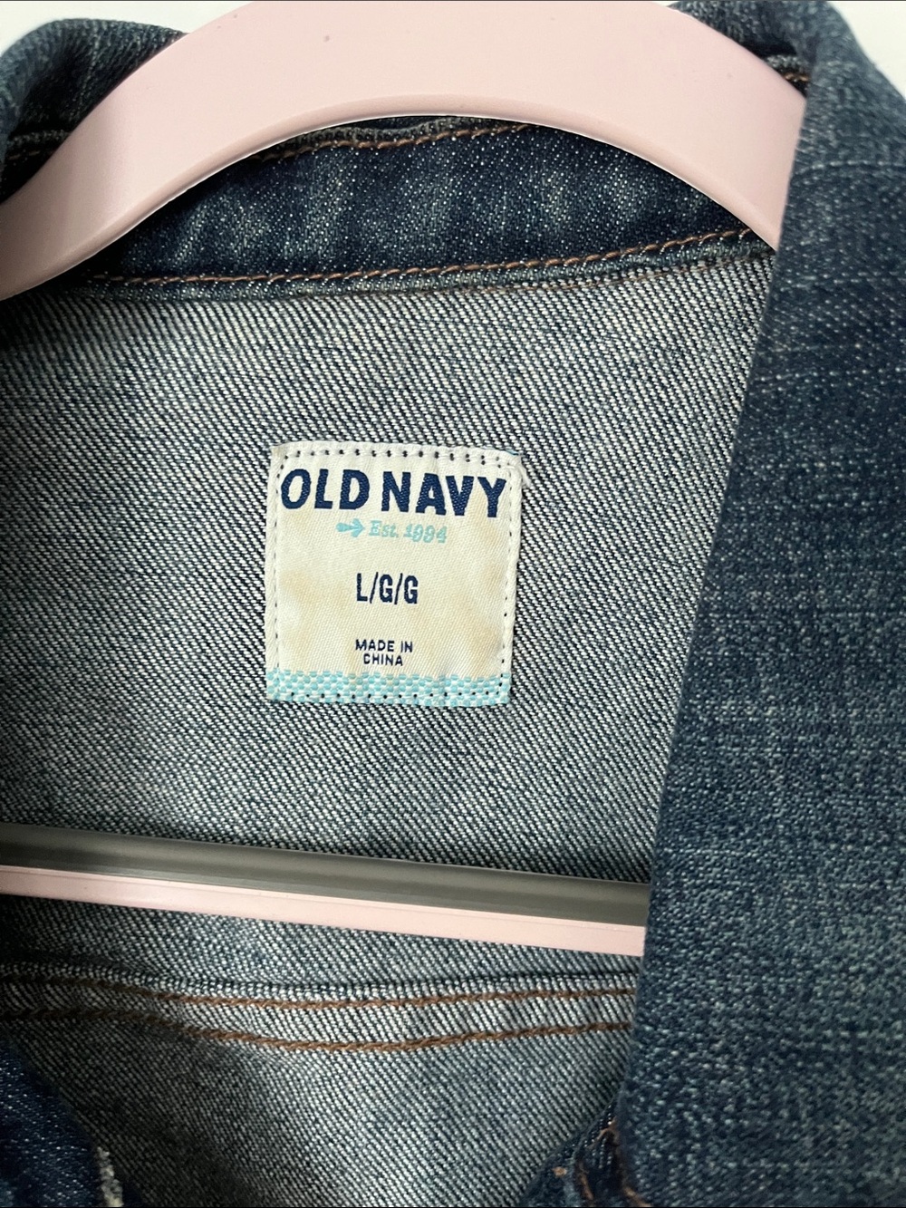 Old Navy Medium Blue Denim Jacket - Picture 2 of 2